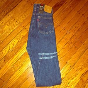 Levi Wedgie Straight Jeans
